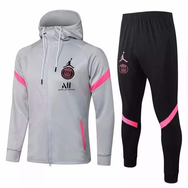 Chaqueta Con Capucha Paris Saint Germain 2021/22 Gris Negro